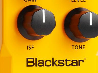 Blackstar LT Pedal 控制面板的特写视图